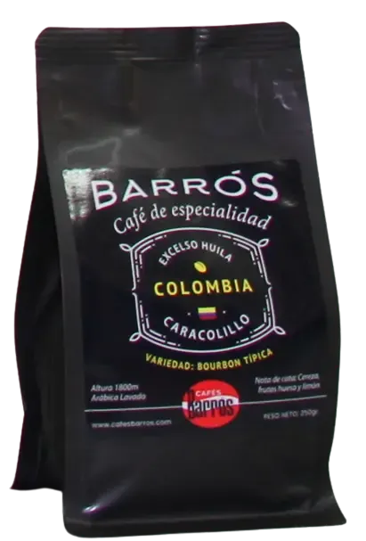 Bolsa envasado al vacío de la especialidad de Colombia