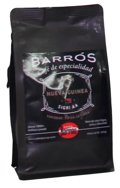 Bolsa envasado al vacío de la especialidad de Nueva Guinea